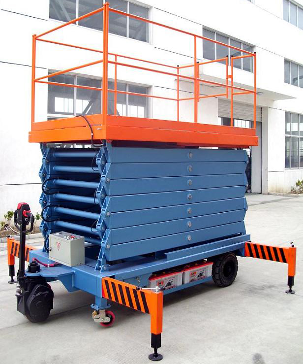 益阳助力行走剪叉式高空作业平台